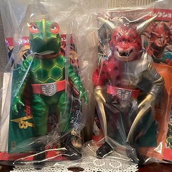 Amazon.co.jp: 東映レトロソフビ ハサミジャガー＆カメバズーカ